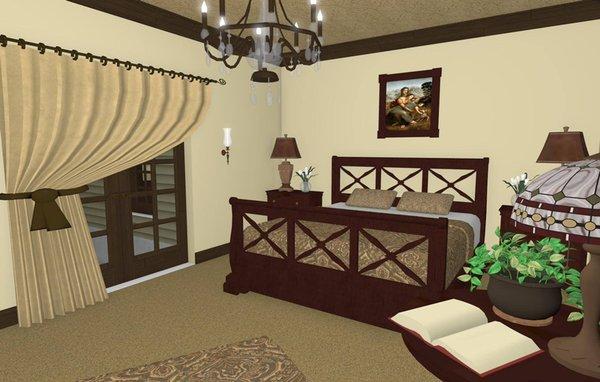 Master Bedroom/3-D Rendering