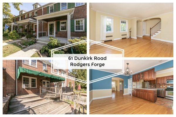 61 Dunkirk Road $319,900 4 Bed | 1.5 Bath 1-car garage