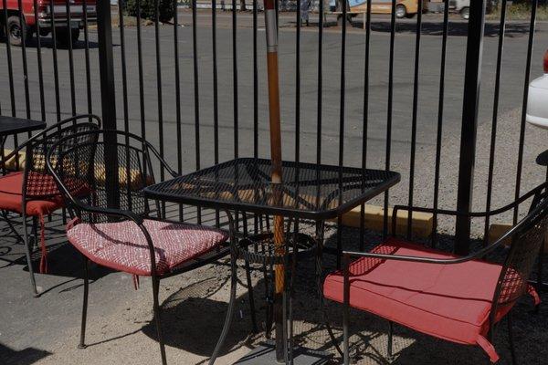 Outdoor Seating at Front Street Station