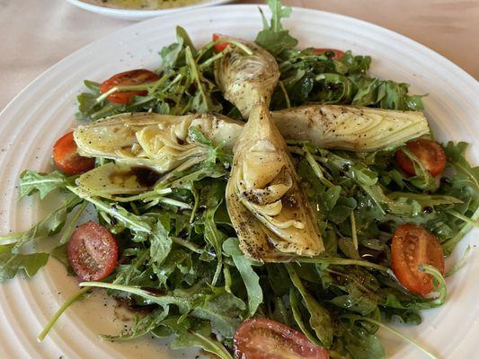 Arugula Artichoke salad