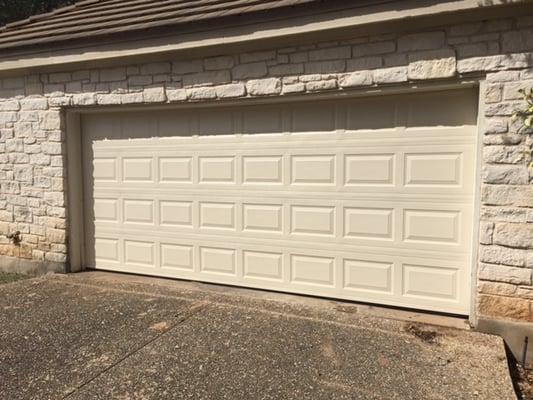 Standard 16 x 7 short panel 24 gauge garage door.. $749.40 . Installed with tax and haul off !!!
  24 gauge ? yes, get something that last..