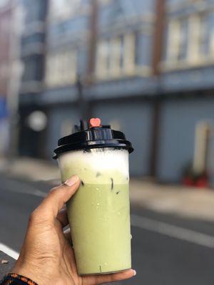 Iced Matcha latte