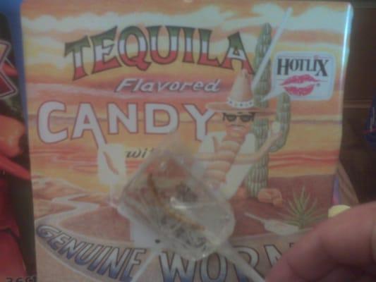 How could I resist Tequila candy, with the worm..