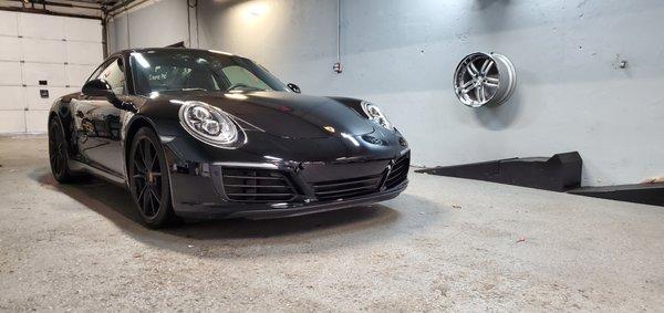 The gorgeous Porsche 911 received a full front end protection package in XPel Ultimate Plus paint protection film