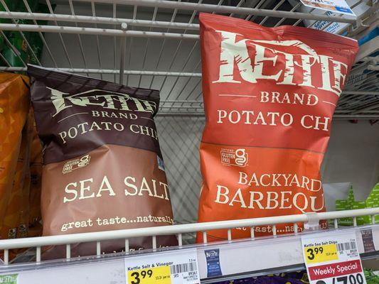 The last two Kettle Brand Potato Chips on sale this past weekend. Yup, I got them lol