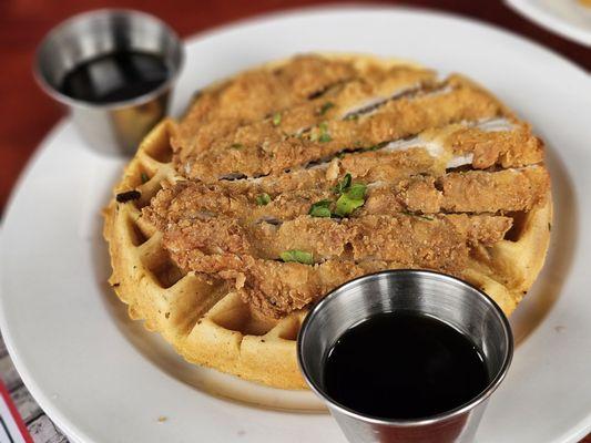 Chicken and waffles