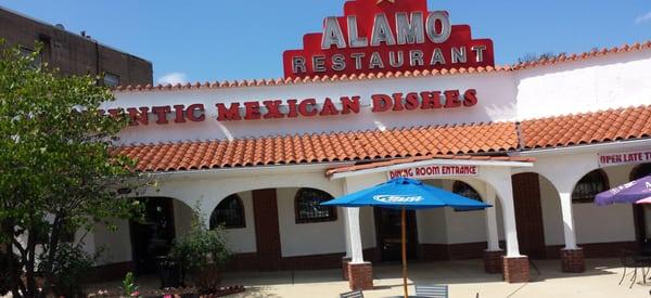 Front of Alamo Mexican