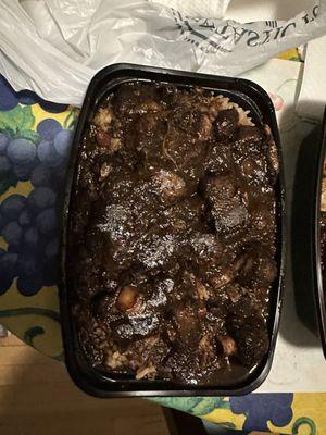 Oxtail stew with rice