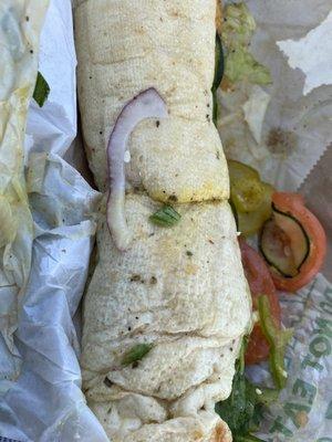 Footlong subway.