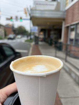 A cappuccino from Midtown Scholar!