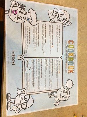 Kids menu is excellent too