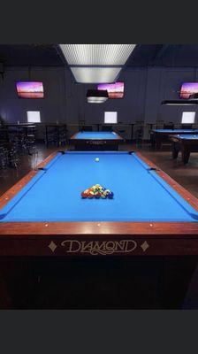 Diamond tables, 7ft and 9 ft.