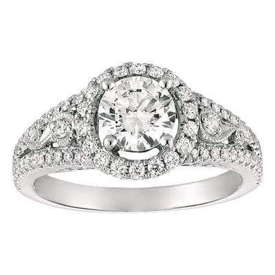 Halo Engagement Ring