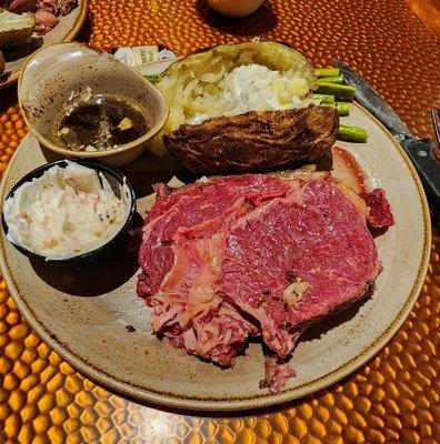 Prime Rib, raw.