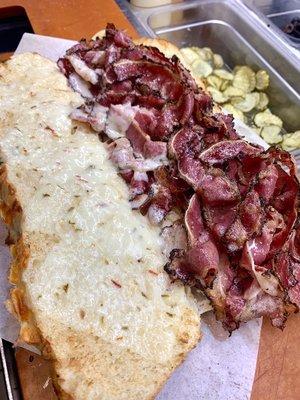 Giant navel pastrami