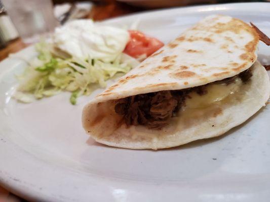 Steak quesadilla a la carte