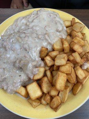 Southern Style Sausage, Biscuits & Gravy