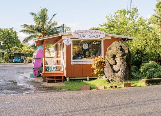 Come check us out at our surf shop in Hanalei!