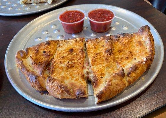 Sausage and ham calzone