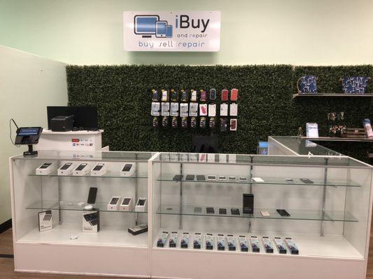 iBuy and Repair Kiosk located inside of Schaefer Drugs.