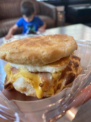 Bacon egg & cheese biscuit