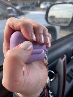 Glazed donut nails