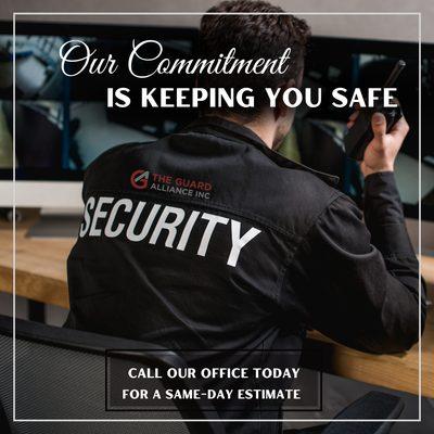 We are committed to keeping you safe. Call our office today for same-day estimate, or visit our website to submit a quote online.