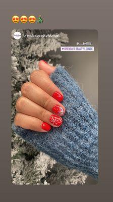 Christmas nails Dec 2020