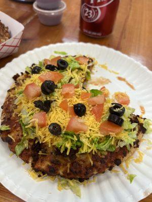 Taco pizza