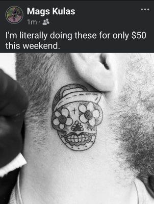 Sugar Skull $100