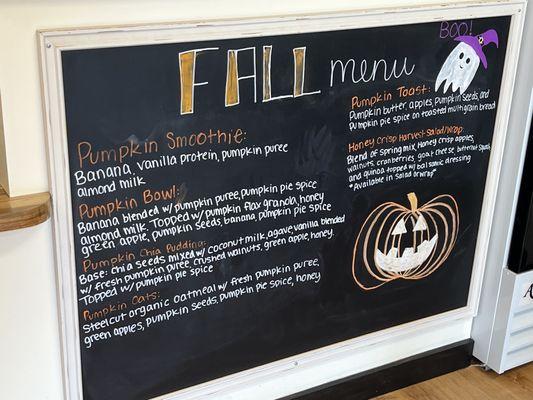 Fall specials.