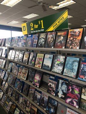 They have really good deals on movies a few years old.