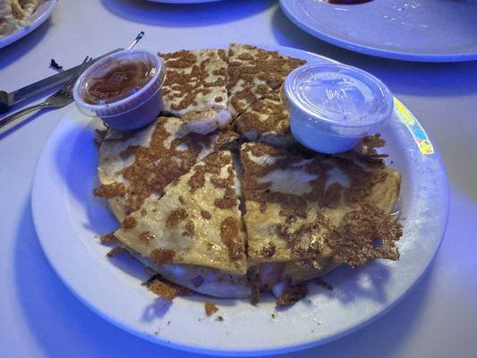 Quesadilla w/ shrimp