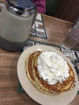 Blueberry pancakes