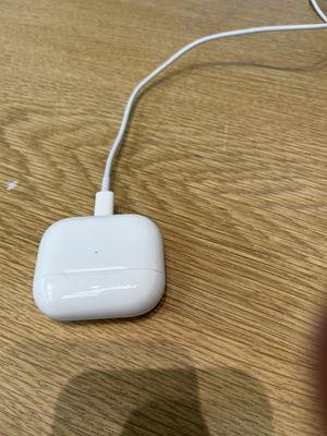 New AirPods charging