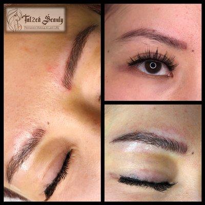 Client had Microblading done elsewhere 2 years ago and wanted a touch up