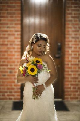 Bridal updo