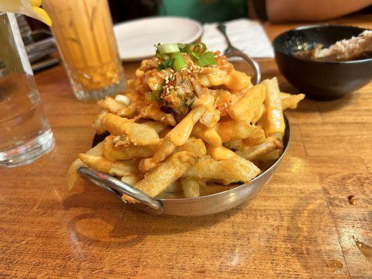 Kimchee Fries. These were so crispy!