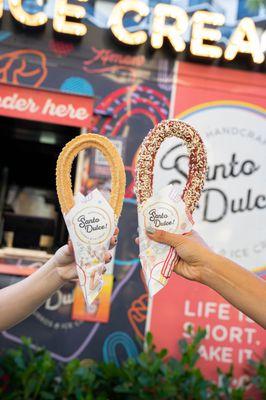 Key Lime and Guava and Cheese Churros