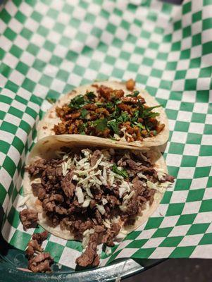 Mesquite steak (carne asada) & Al Pastor