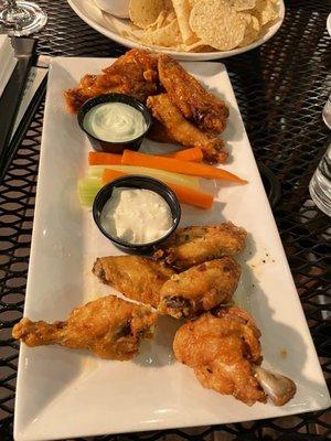 Feta Wings and Sweet Thai Chili wings - Half orders