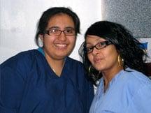 Magdalena Castro (Assistant) & Maria Calvo (Surgical Assistant)