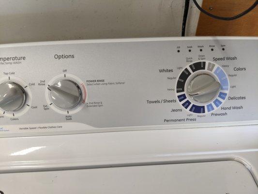 Super large capacity heavy duty washer still working great after 3 years!