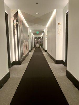 Hallway to rooms