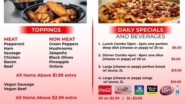 Daily Specials