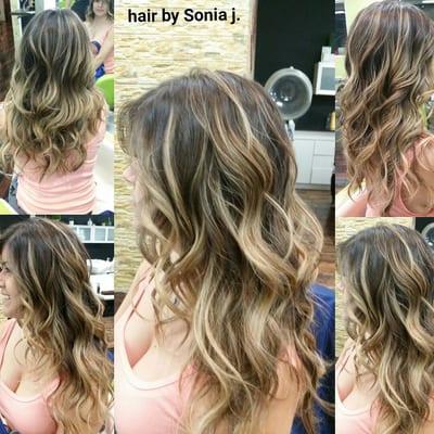 Balyage and ombre