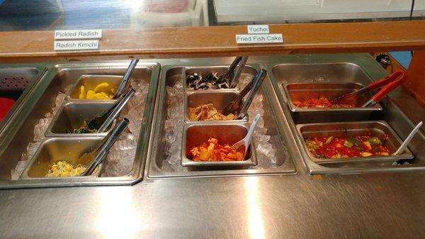 More side dishes. Self serve. Unlimited. Buffet