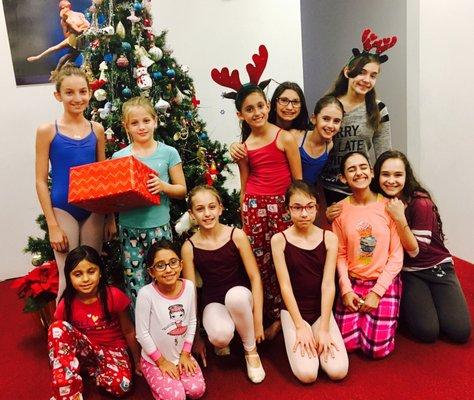 Kirova Ballet annual holiday party. Our kids learn and play together