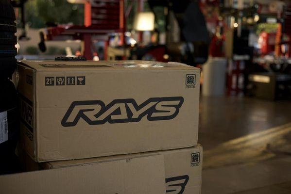 Thank you for taking great care with our imported RAYS wheels from Japan !!!