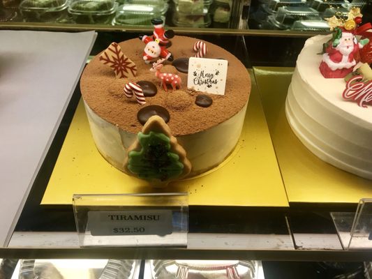 Christmas tiramisu